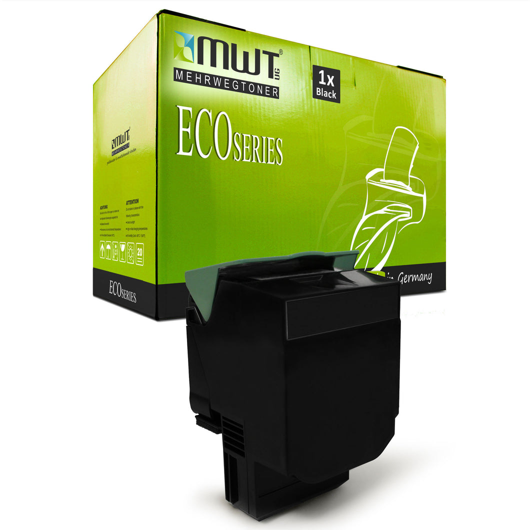 1x Alternativer Toner für Lexmark 78C20K0 Schwarz 78C20KE