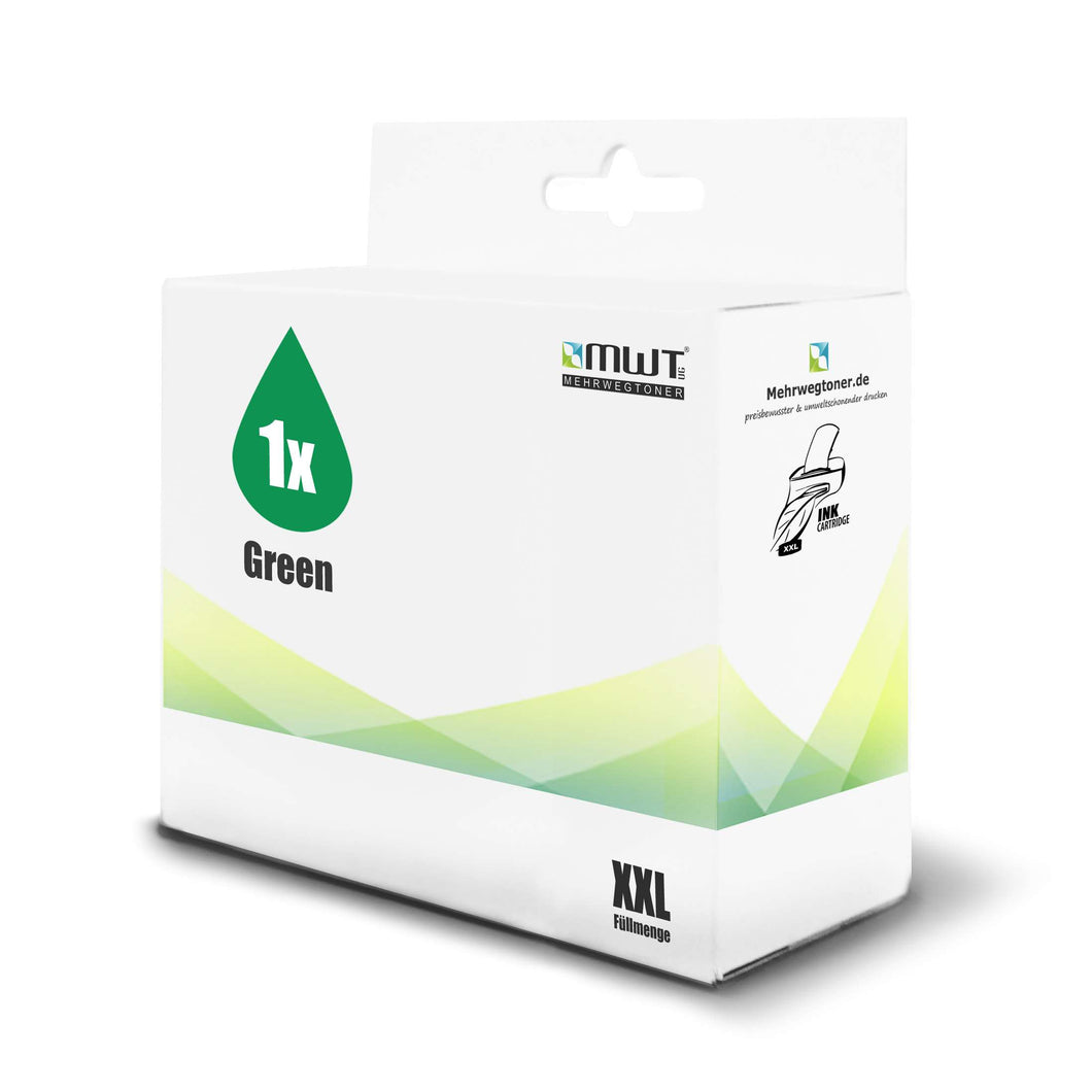 1x Alternative Tintenpatrone für Canon PGI-9G 1041B001 Green
