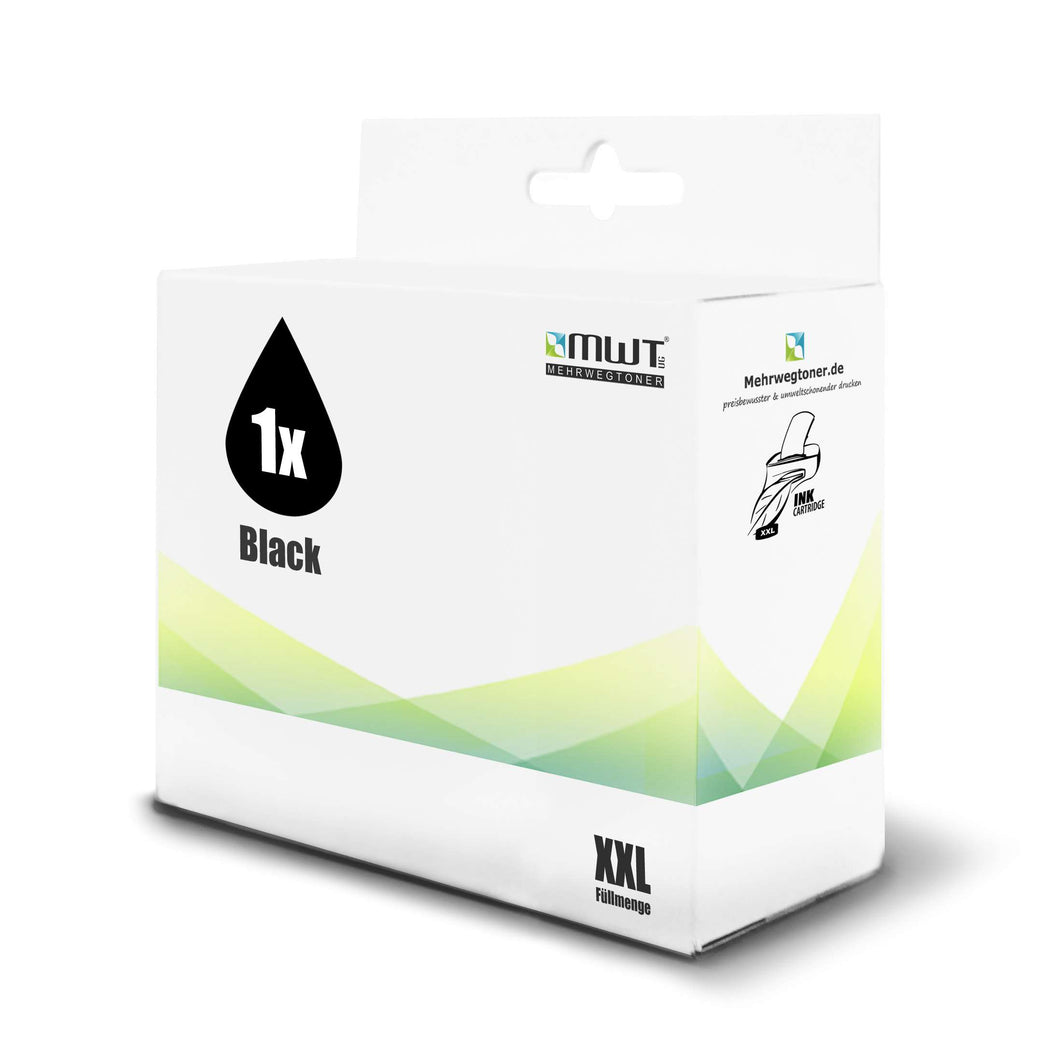 1x Alternative Tintenpatrone für Epson C13T04A140 Schwarz