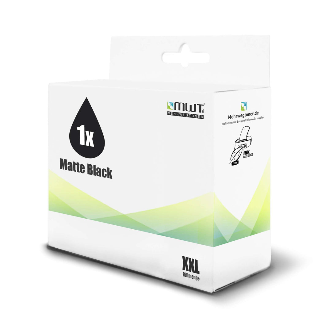 1x Alternative Tintenpatrone für HP F9J68A 728 Matt Black