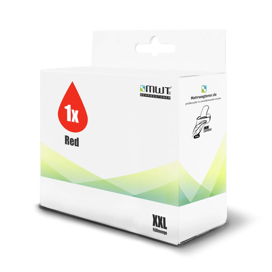 1x Alternative Tintenpatrone für Canon PFI-101R 0889B001 Red
