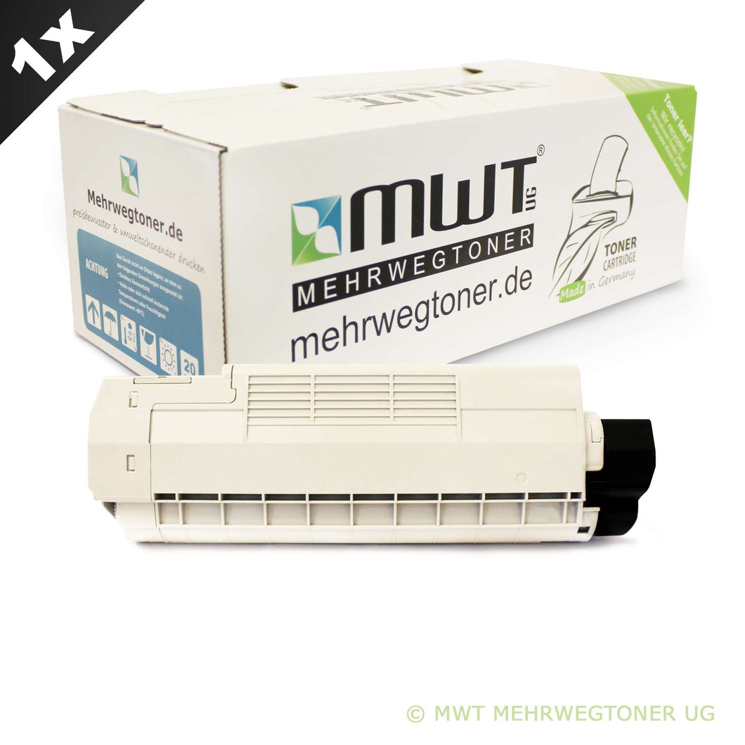 1x Alternativer Toner für OKI 46507508 Schwarz