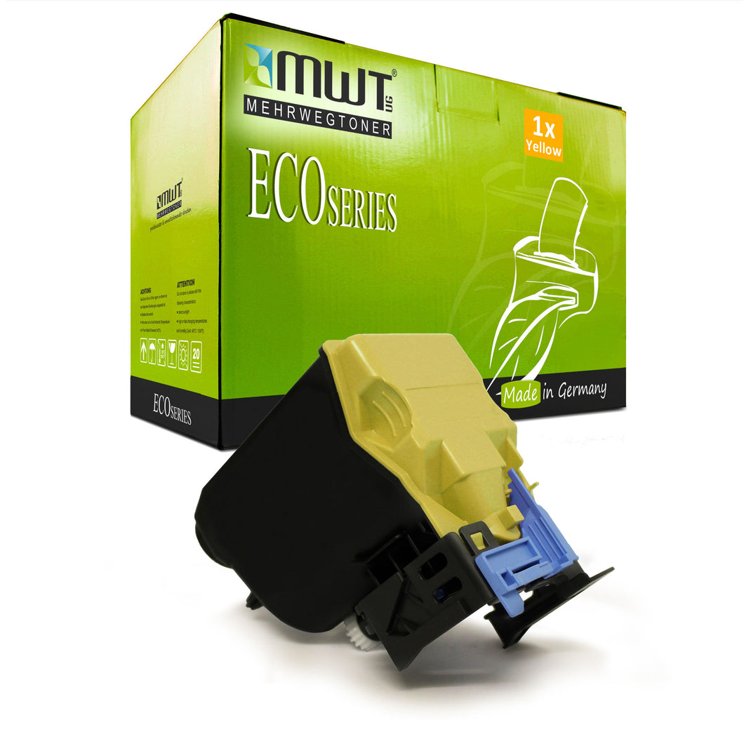 1x Alternativer Toner für Konica Minolta A0X5253 TNP27Y Gelb