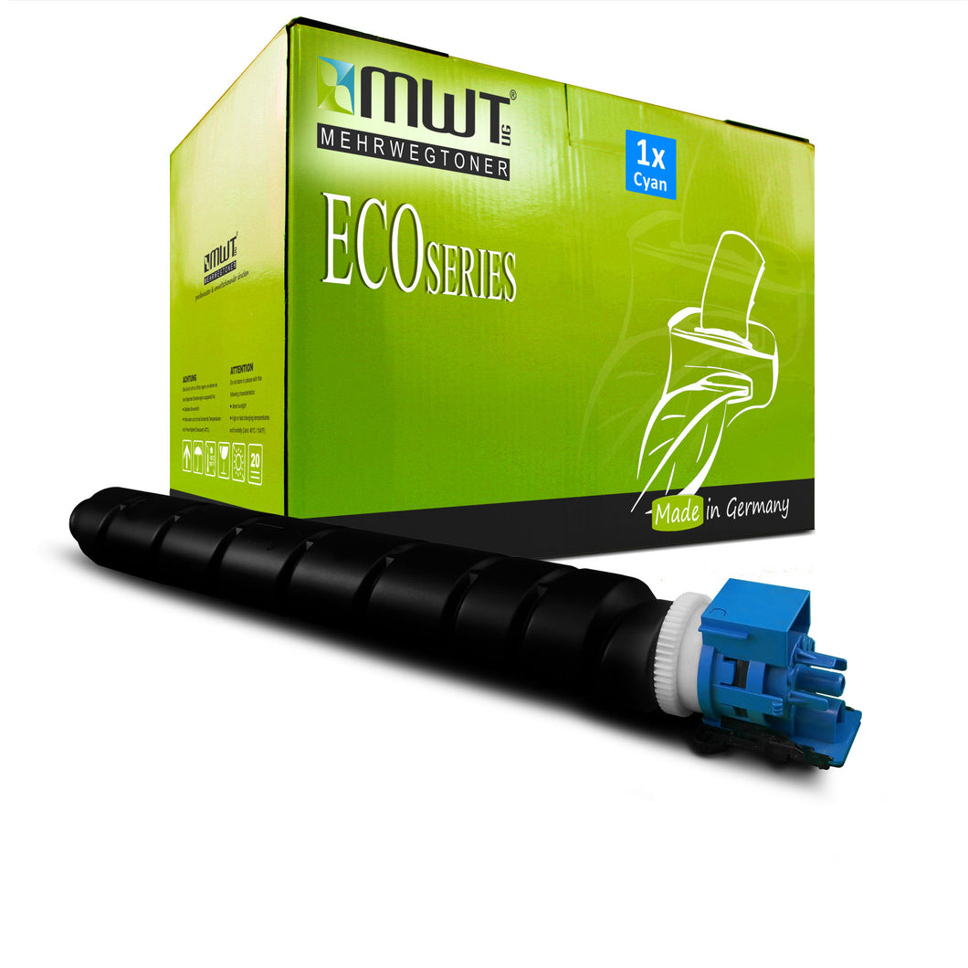 1x Alternativer Toner für Triumph-Adler CK8514C Blau Cyan 1T02NDCUT1