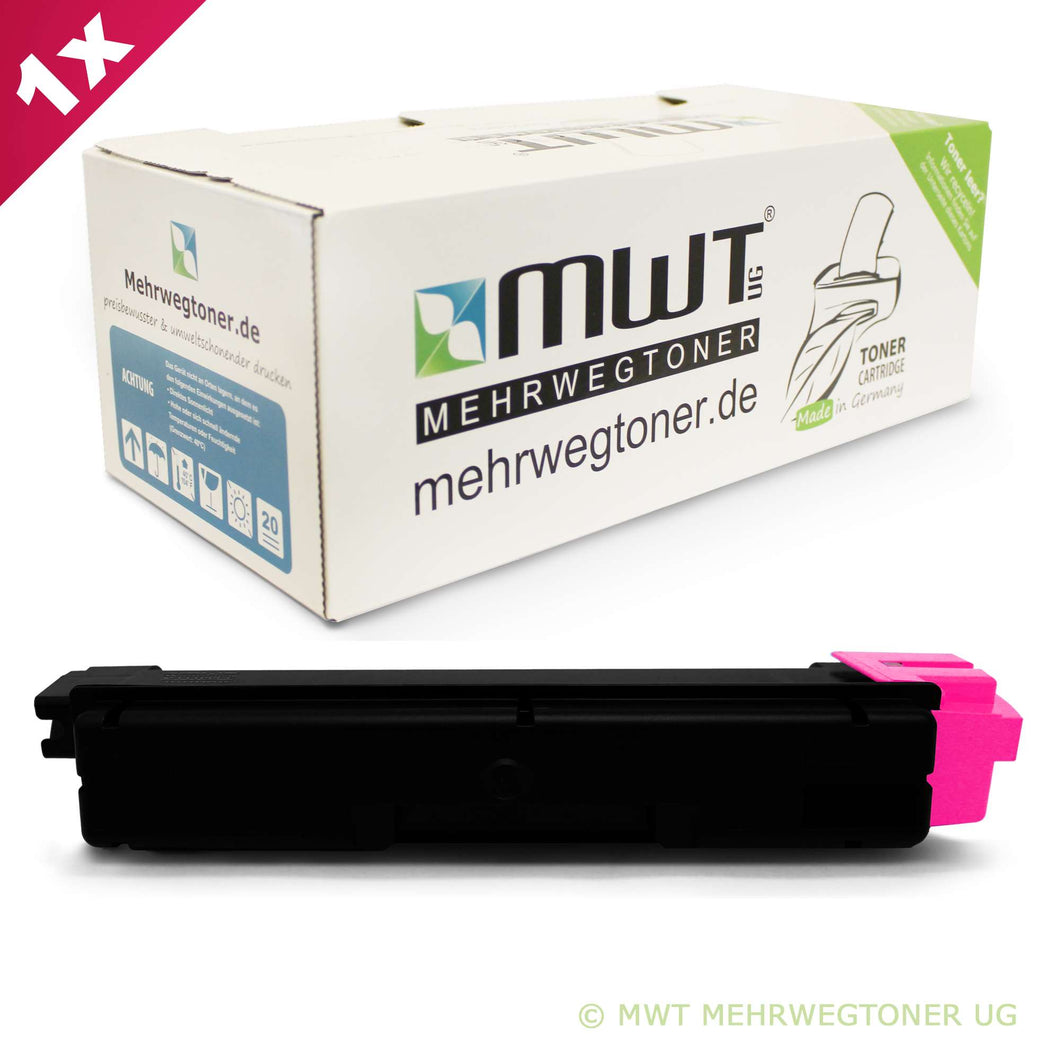 1x Alternativer Toner für Kyocera TK-5270M 1T02TVBNL0 Rot Magenta Kyocera TK5270M