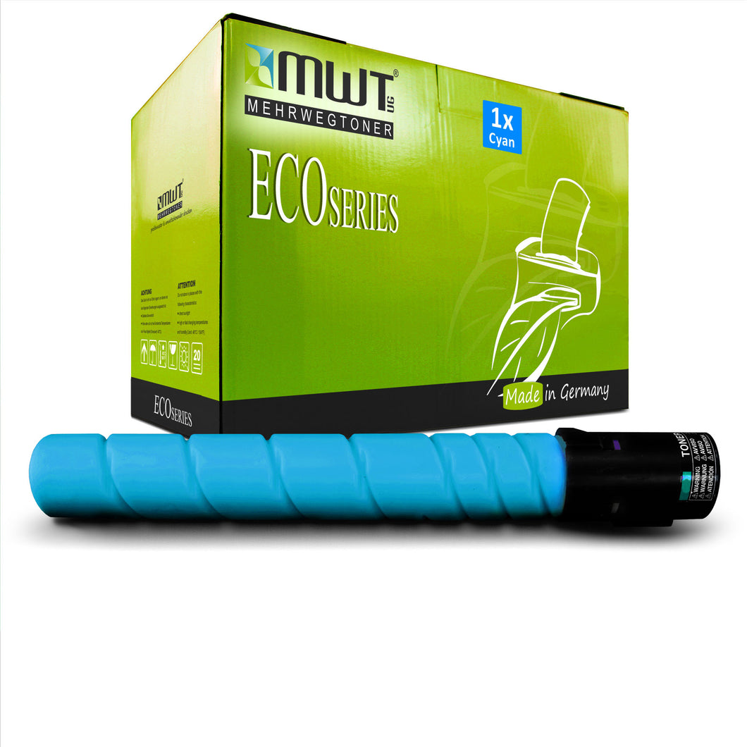 1x Alternativer Toner für Konica Minolta TN-319C A11G450 Cyan