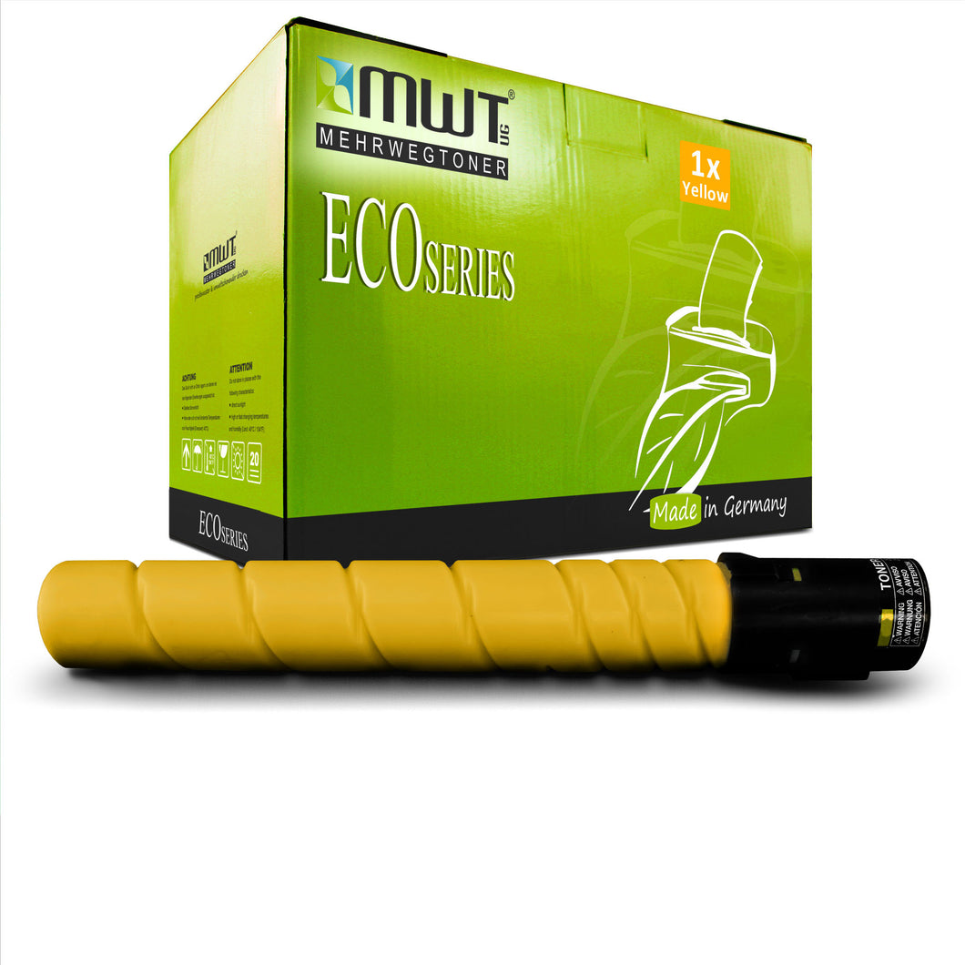 1x Alternativer Toner für Konica Minolta A11G231 TN216Y Gelb