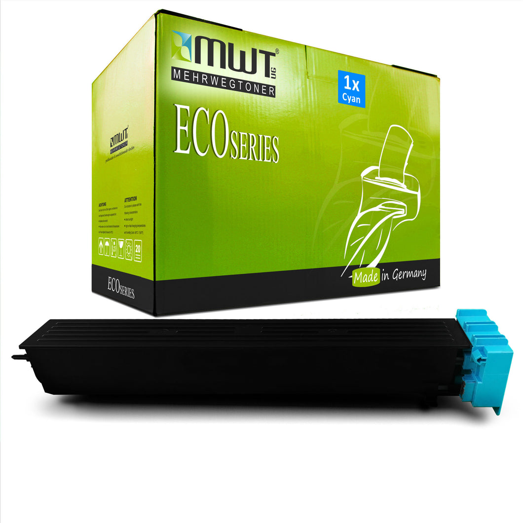 1x Alternativer Toner für Konica Minolta TN-611C A070450 Cyan