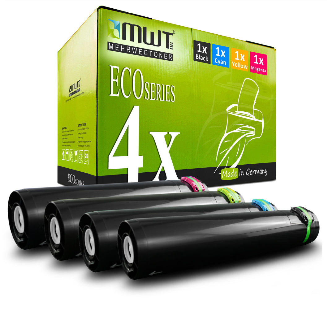 4x Alternative Toner für Lexmark C930H2KG Schwarz + C930H2CG Cyan + C930H2MG Magenta + C930H2YG Gelb
